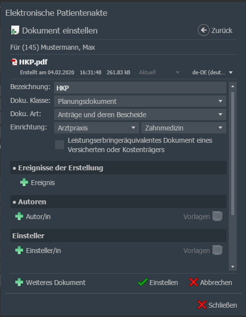 VISInext ePA-Modul der BDV Dental GmbH & Co. KG - Telematikinfrastruktur