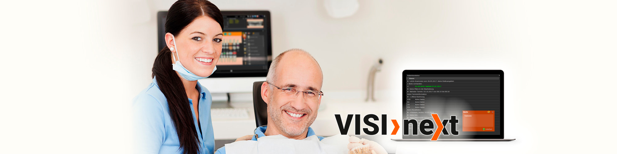Slider ZFA Patientenstatus - VISInext BDV Dental GmbH & Co. KG