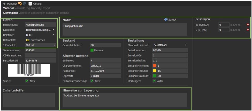 VISInext MP Manager der BDV Dental GmbH & Co. KG - alle Produkt- und Lieferdaten im Blick